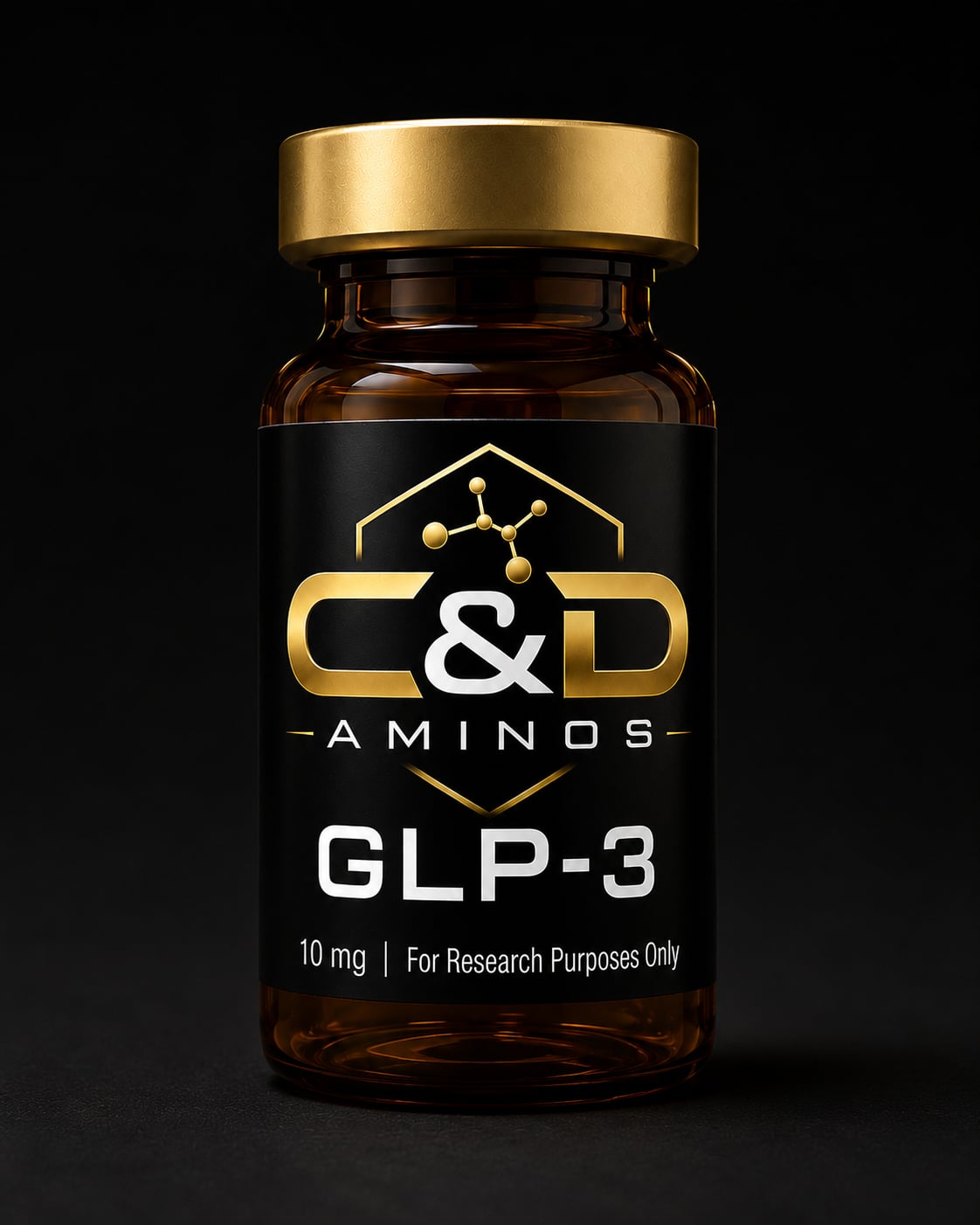C&D Aminos premium peptide supplement bottle